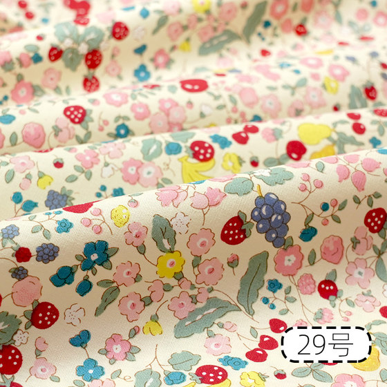 Pure cotton fabric pastoral small floral printing fabric fabric baby clothing dress handmade DIY cotton fabric