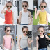 Vào mùa hè, các cô gái lớn không tay màu đen và trắng t-shirt cotton vest nhỏ áo sling childrens ngọn mặc bên trong và bên ngoài. 