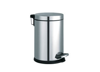 Jayojie stainless steel pedal type garbage can with covered sanitary cylinder Family hotel containing barrel XT02-8203