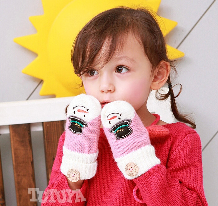 Gants pour enfants en de laine - Ref 2146634 Image 8