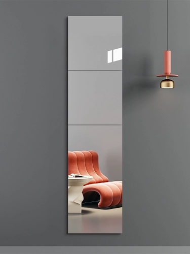 Легкий роскошный стиль зеркальный зеркальный паста настенный самоосудительный домашний заправка зеркало общежитие