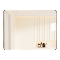 Vanity mirror wall-mounted makeup mirror bathroom mirror wall-mounted square mirror wall-mounted self-adhesive bathroom no-punch wash basin