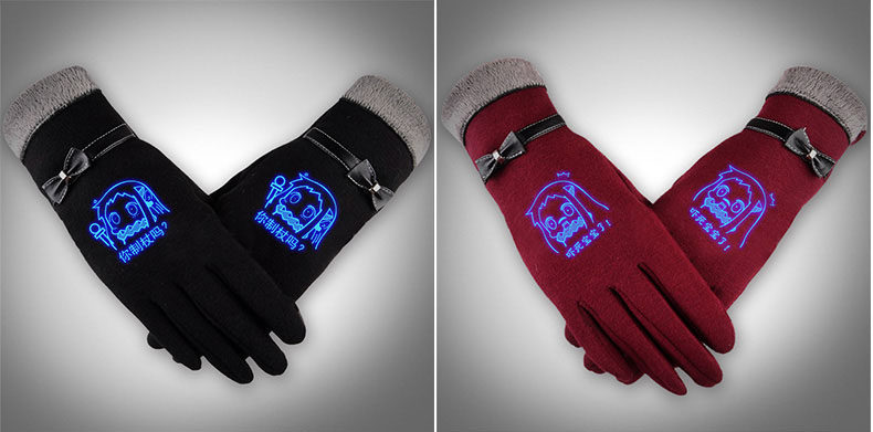 Gants pour femme ANCHISAURUS en Cachemire - Ref 3153952 Image 17