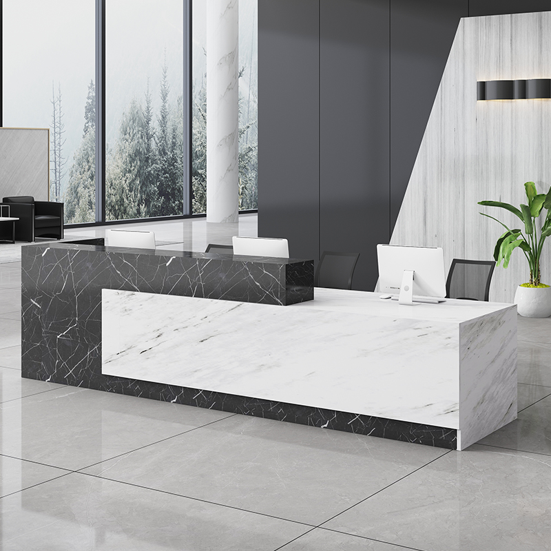 Company front desk desk creative cashier counter training institution welcome service bar desk office furniture