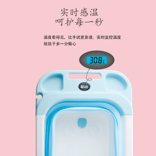 Детская большая ванна для новорожденных с сидением для домашнего использования для плавания