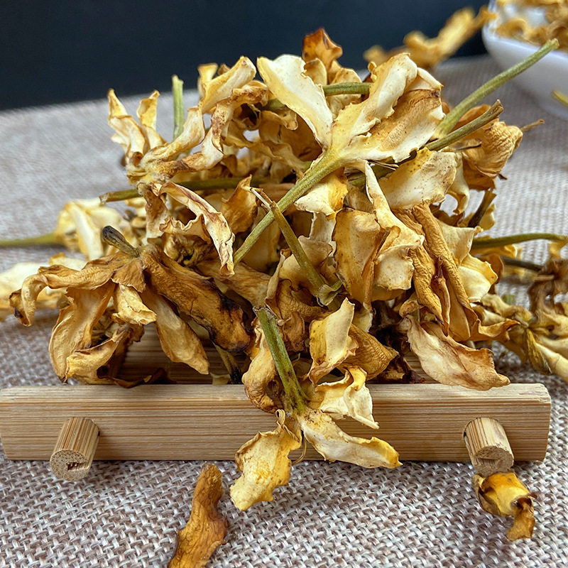 精选栀子花茶250g：当季新货，山栀子干花中药材，新鲜干货花瓣泡茶食用-栀子-淘宝百科网