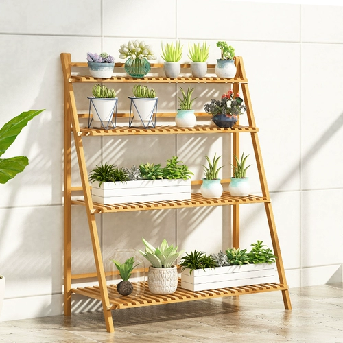 Цветочная рама многослойное размещение, крытый пол -половой сплошной деревянный балкон декоративная гостиная, зеленый укроп горшок с мясо