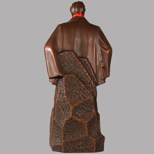 Председатель Мао Статуя медной статуи медной статуи всего тела тела тела украшения украшения офиса