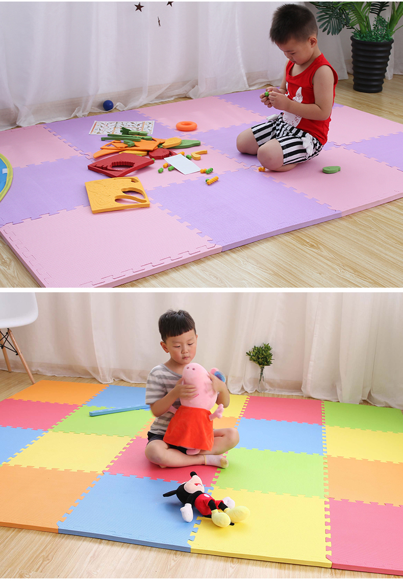 Bọt mat 50 cm mat chống mùa thu bò mat bé phòng ngủ khâu trẻ em dày nhà câu đố leo mat