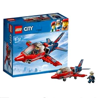 LEGO City Group 60177 Air Stunt Jet Khối xây dựng LOGOCITY - Khối xây dựng đồ chơi domino cao cấp