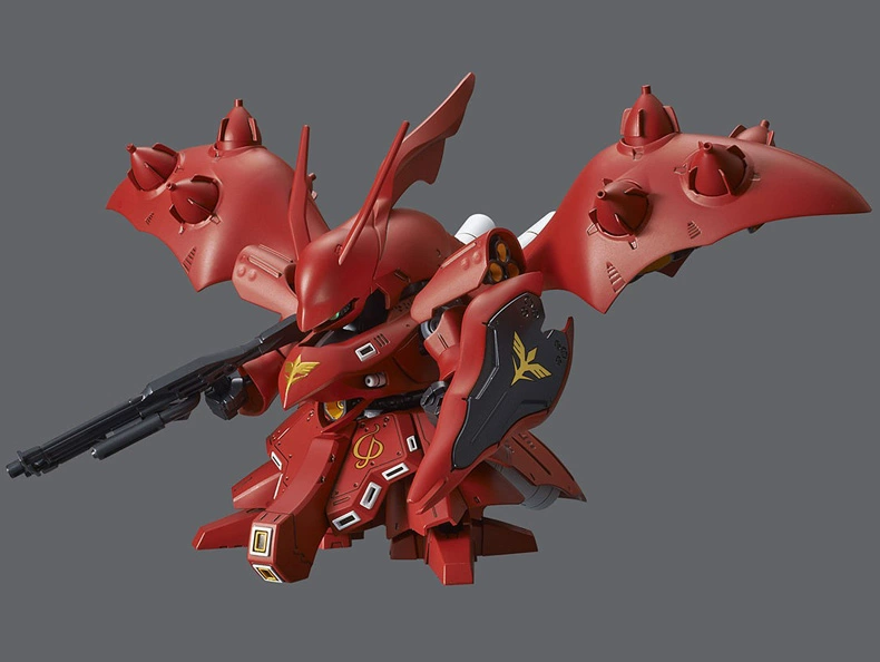 Bandai Chính hãng Gundam Lắp ráp Mô hình BB Warrior Q Phiên bản SDCS Nightingale Phản đòn Char 225764 - Gundam / Mech Model / Robot / Transformers