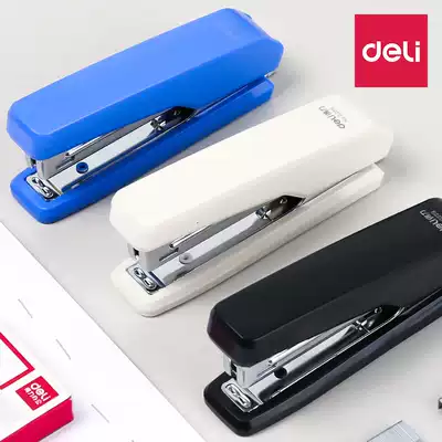 Daili stapler standard labor-saving mini stapler creative multi-function hand holder student exercise book stapler 10# Small Office desktop press stapler to send Staples