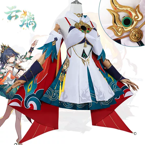 Blasting Star Sky Railway Yunli Cos Flame Wheel Eight Ye Yunli Cosplay Game Anime Service Женская служба C Полный набор