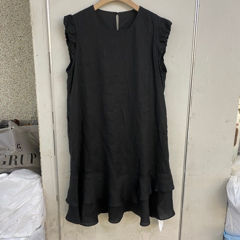 Xuanxuan Meili Yi Zu 97-6191 Linen Ruffle Dress for Women, Korean Style, Loose Fit, Slimming, Elegant Mermaid Dress Xuanxuan Meili Yi Zu 97-6191 Linen Ruffle Dress for Women, Korean Style, Loose Fit, Slimming, Elegant Mermaid Dress
