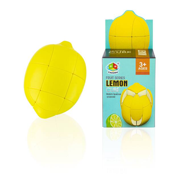 Panxin Fruit Third-order Rubik's Cube Apple Lemon Banana Peach Sydney Orange Third-order Variant Rubik's Cube Set