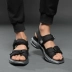 Mùa hè 2019 mới đệm khí mang dép nam giới Hàn Quốc xu hướng nam bình thường giày thể thao đi biển - Sandal Sandal