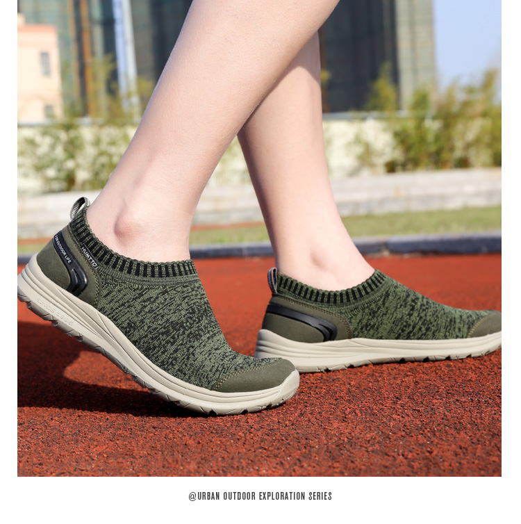 Hoa Kỳ 悍 shoes giày ngoài trời giày nam nhẹ, giày chống trượt, giày đi bộ đường dài - Khởi động ngoài trời giày mùa đông nam
