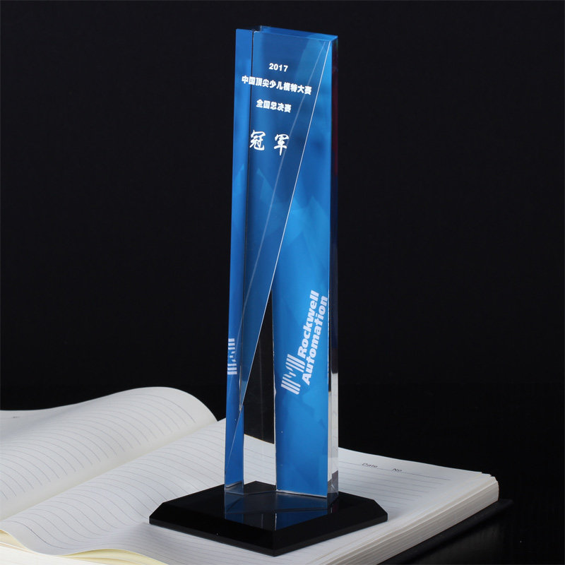 Crystal Trophy Customized Creative High - end Competition Medal Customized Memorial Prize Engraved Sales Champion