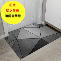 Home floor mat can be cut foot mat Free living room carpet Nordic easy-to-take care of door blanket Door entrance foot mat