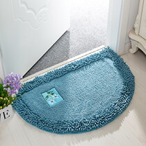 Semicircle mat door padded in door Absorbent Bath Mat Green Bedroom Bathroom Toilet Carpet Toilet Footbed
