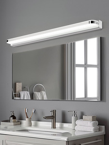 Mirror Front Light, No-Drill Led Bathroom Vanity Light, Mirror Light, Wall Light, Nordic Modern Minimalist Mirror Cabine
