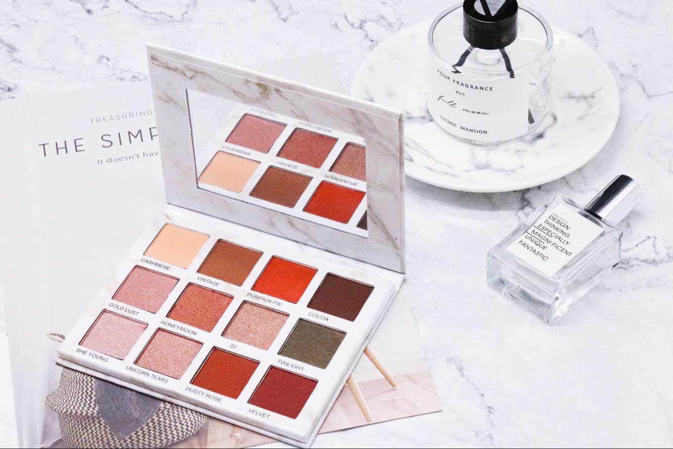 CỬA HÀNG PINKA Hàng Trung Quốc chính hãng đá cẩm thạch 12 màu phấn mắt đất bắt đầu ngọc trai mờ rượu vang đỏ bưởi phấn mắt clio prism air