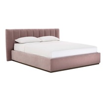 Double fabric Italian style modern bedroom Duhuili CITTI girls and childrens head layer full leather bed furniture customization