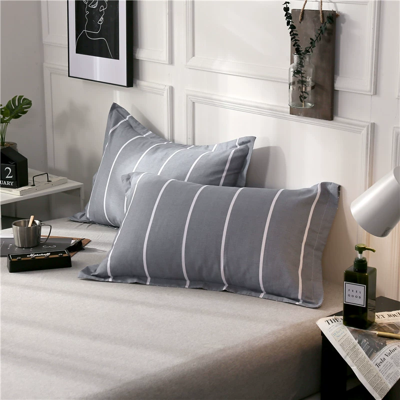 Vỏ gối bằng vải bông có lõi gối Bộ vỏ gối bằng vải cotton đơn 48 * 74cm