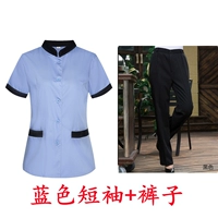 Синие штаны, короткий рукав