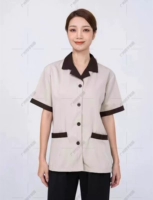 Бежевый, короткий рукав, поликоттон