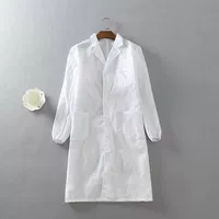 Тонкий белый халат