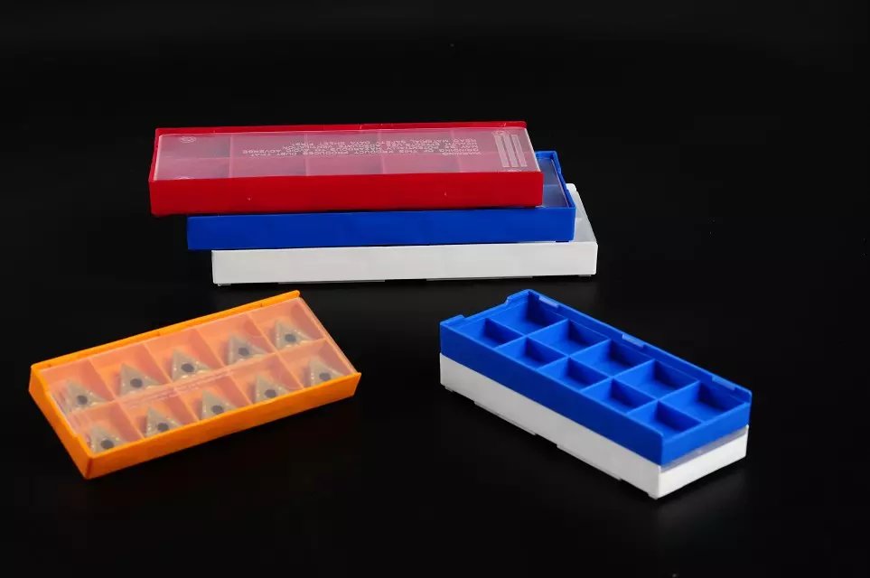 Numerical control blade packaging box Single side push open universal hard alloy knife grain packaging box