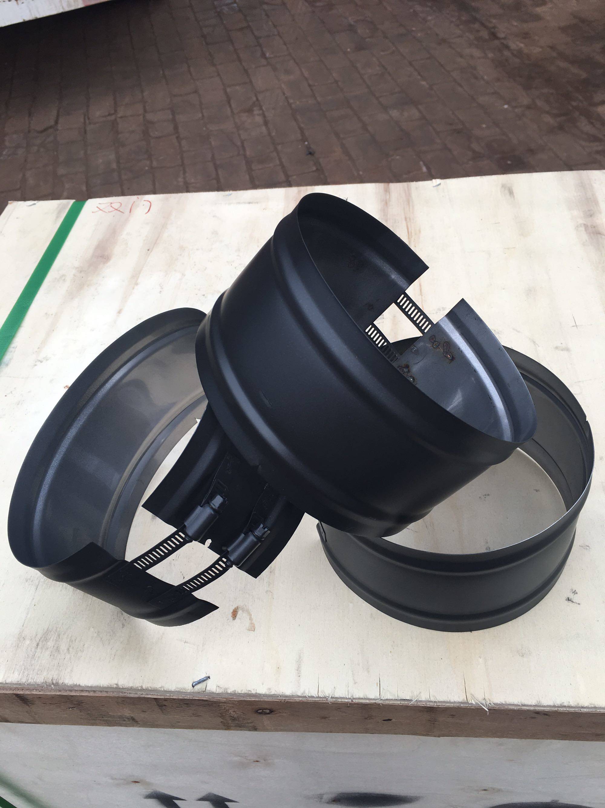 Real Fire Fireplace Smoke Pipe Hug Hoop Fireplace Smoke Pipe Specialties