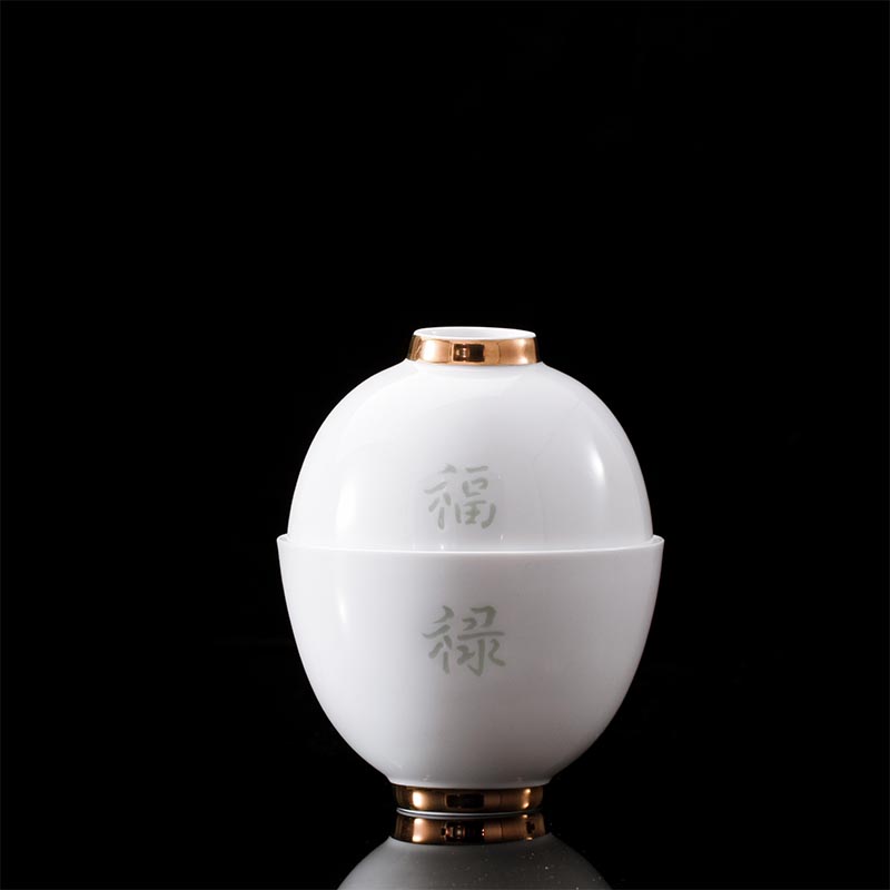 Treasure porcelain Lin I to bowl of double bowl of jingdezhen ceramic rice bowl festival blessing wedding gift chopsticks suits for