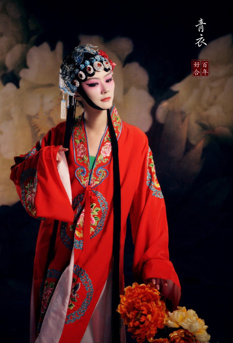 Treasure porcelain Lin ji red longfeng tableware suit household Chinese wind high - grade light much originality club to bowl bowl