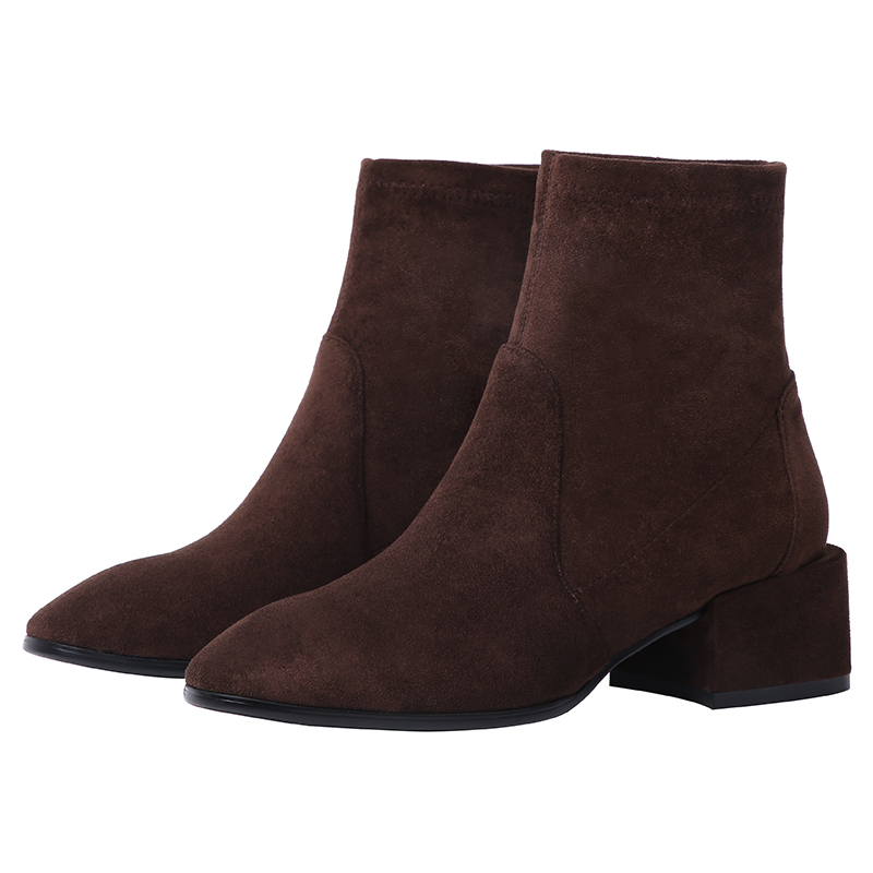 Bottes mi-saison femme      en Caoutchouc - Ref 3251003 Image 5