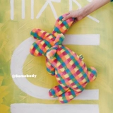 三色补丁 Радужная милая подушка для сна, плюшевая игрушка, кукла