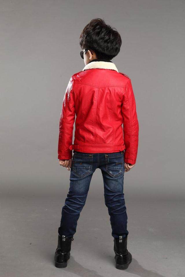 Blouson enfant en cuir PU - Ref 2159409 Image 18