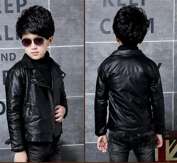 Blouson enfant en cuir PU - Ref 2159409 Image 32