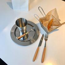 Nordic Ins Industrial Wind 304 Stainless Steel Mug Cup of Cold Water Cup Pole minimalist Metallic Cup Coffee Cup Drink