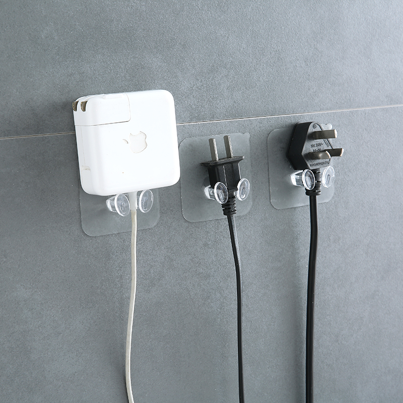 Plug hook multi-functional household wire organizer