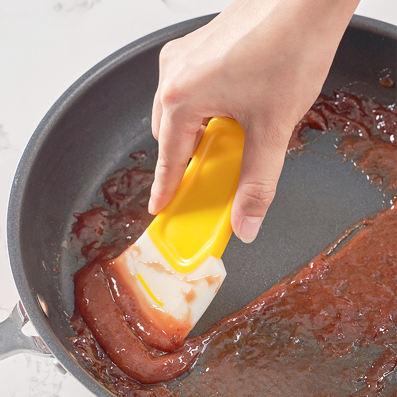 Silicone scraper bottom cleaning high temperature scraper pan dish dish without pot cleaning scraper oil shovel