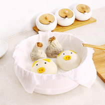 Kitchen utensils Pure cotton yarn steamed cage cloth non-stick steamed dumpling cloth steamer gauze breathable cage cloth steamed buns Steamed buns Steamed buns mat