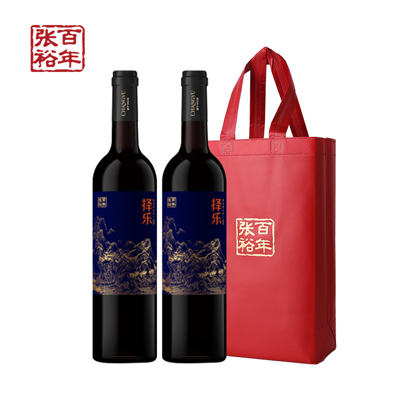 张裕 多名利择乐半干型赤霞珠红葡萄酒官方旗舰店正品