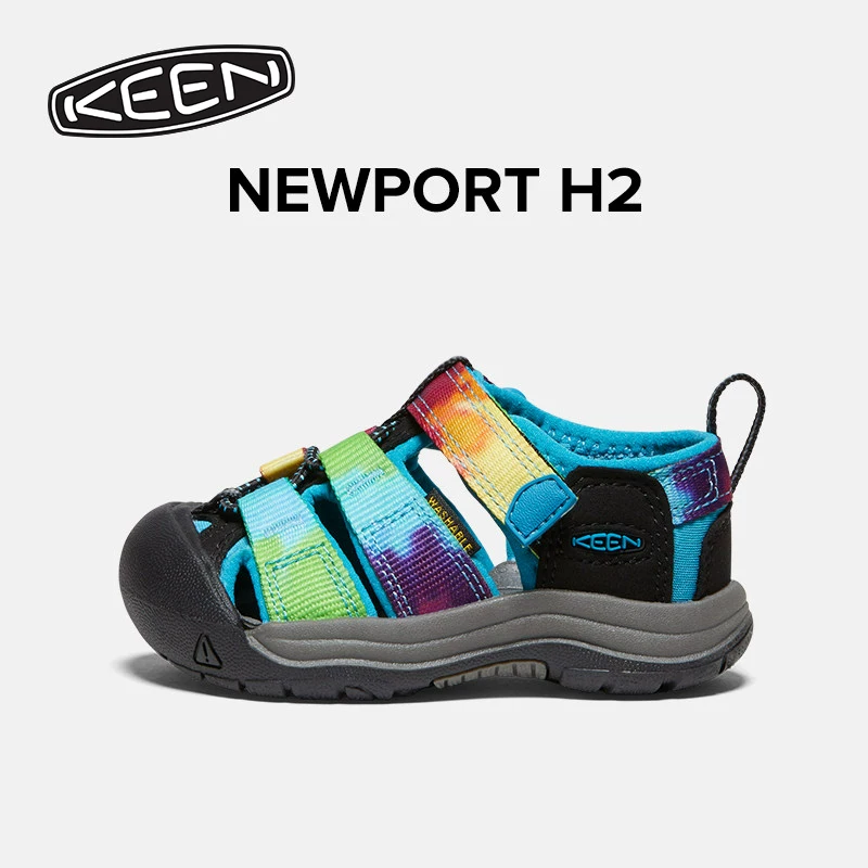 Официальные KEEN Newport H2 outdoor casual sandals Children with wading trace on stream shoes