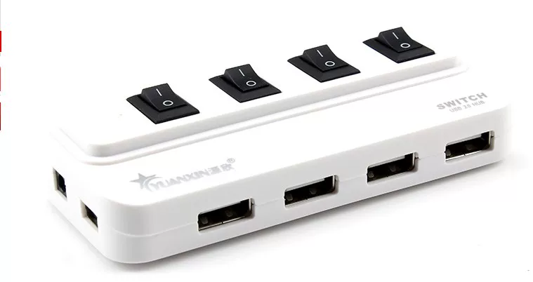 YXH-25 Fengcai USB 4-портовый коммутатор HUB 2.0 USB разветвитель для компьютера USB разветвитель
