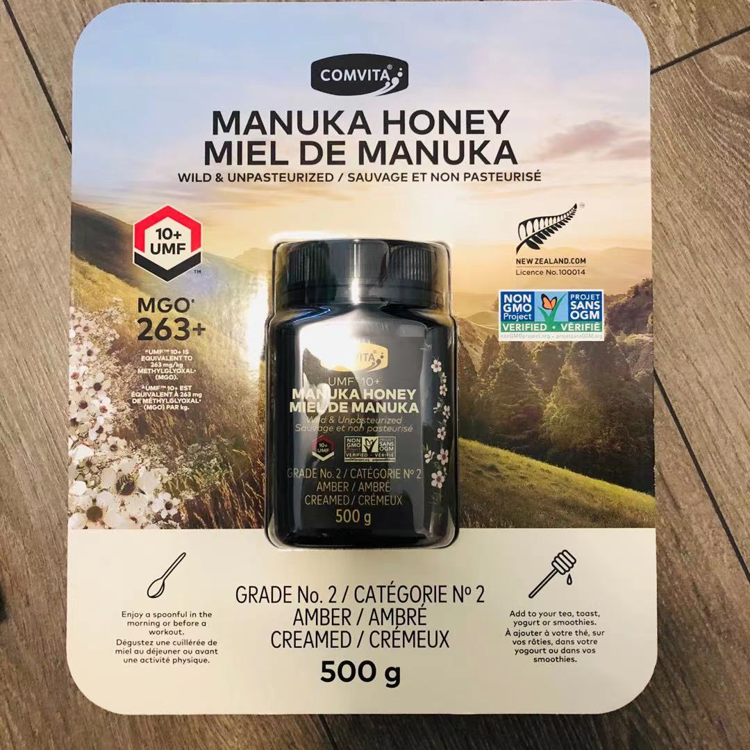 Canada Shipping Comvita Convi's McLuca Honey Manuka Honey UMF10 500g 