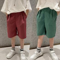 Boy pants Summer 2022 new 3456-year-old little boy baby 50% pants thin child casual shorts