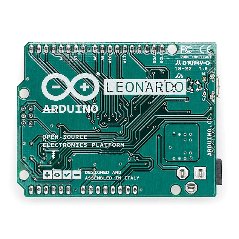 Phát triển Arduino Leonardo A000057 ATmega32u4 avr nguyên bản của Ý nhập khẩu