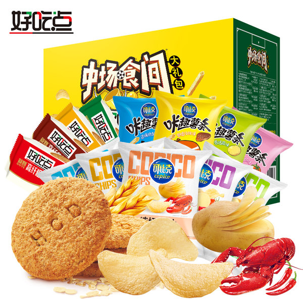 达利园 中场食间 好吃点+可比克薯片饼干大礼包 820g 天猫优惠券折后¥29.9包邮(¥39.9-10) 达利园 中场食间 好吃点+可比克薯片饼干大礼包 820g 天猫优惠券折后¥29.9包邮(¥39.9-10)